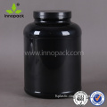 5L plastic black food grade pet plastic bottle with lid for protein